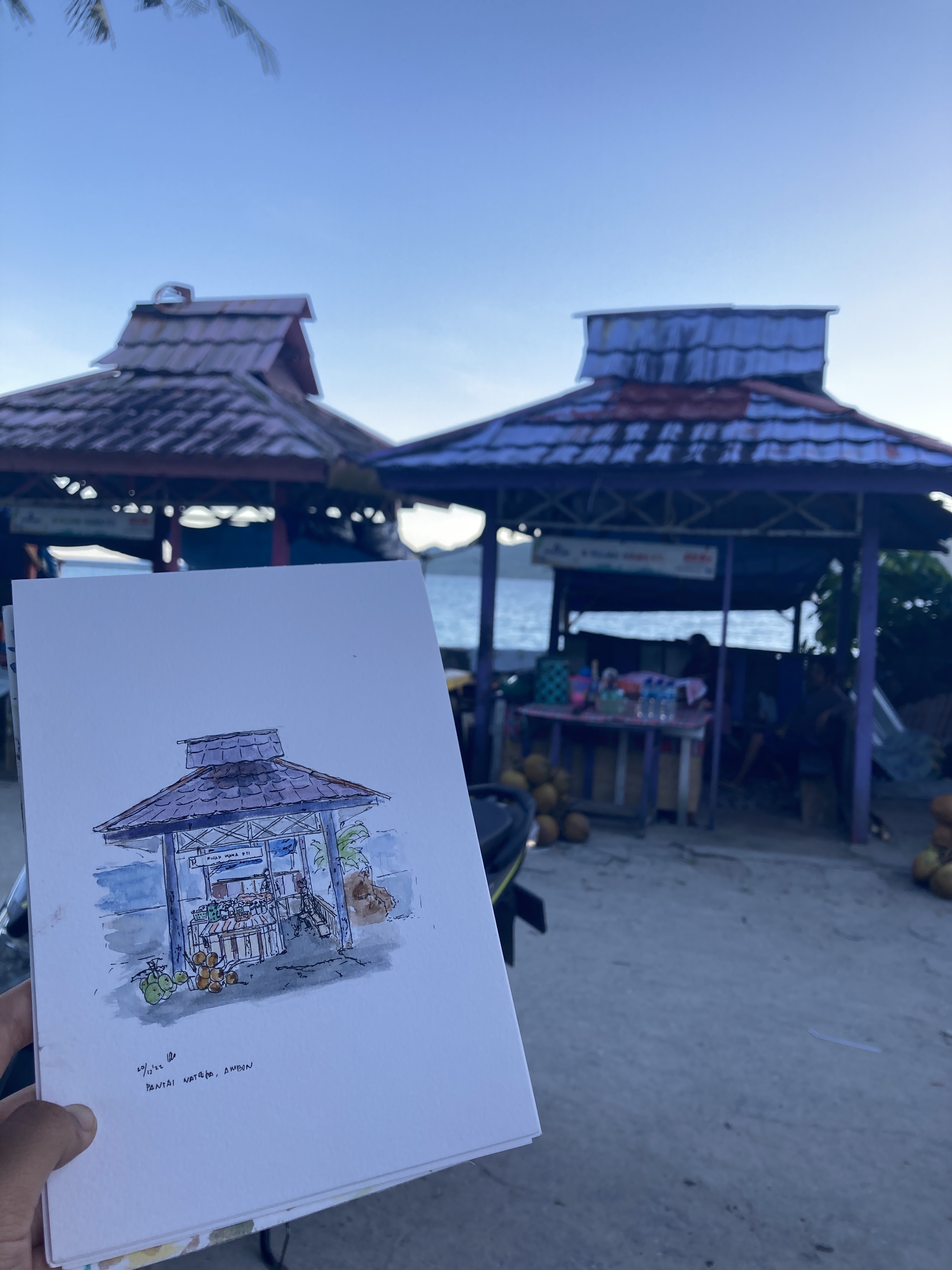 Pantai Natsepa Beach