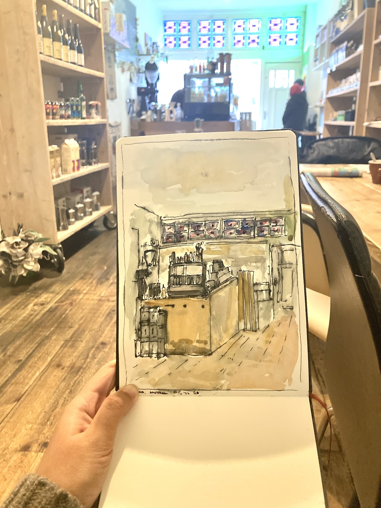 Sketching at Trakteren
