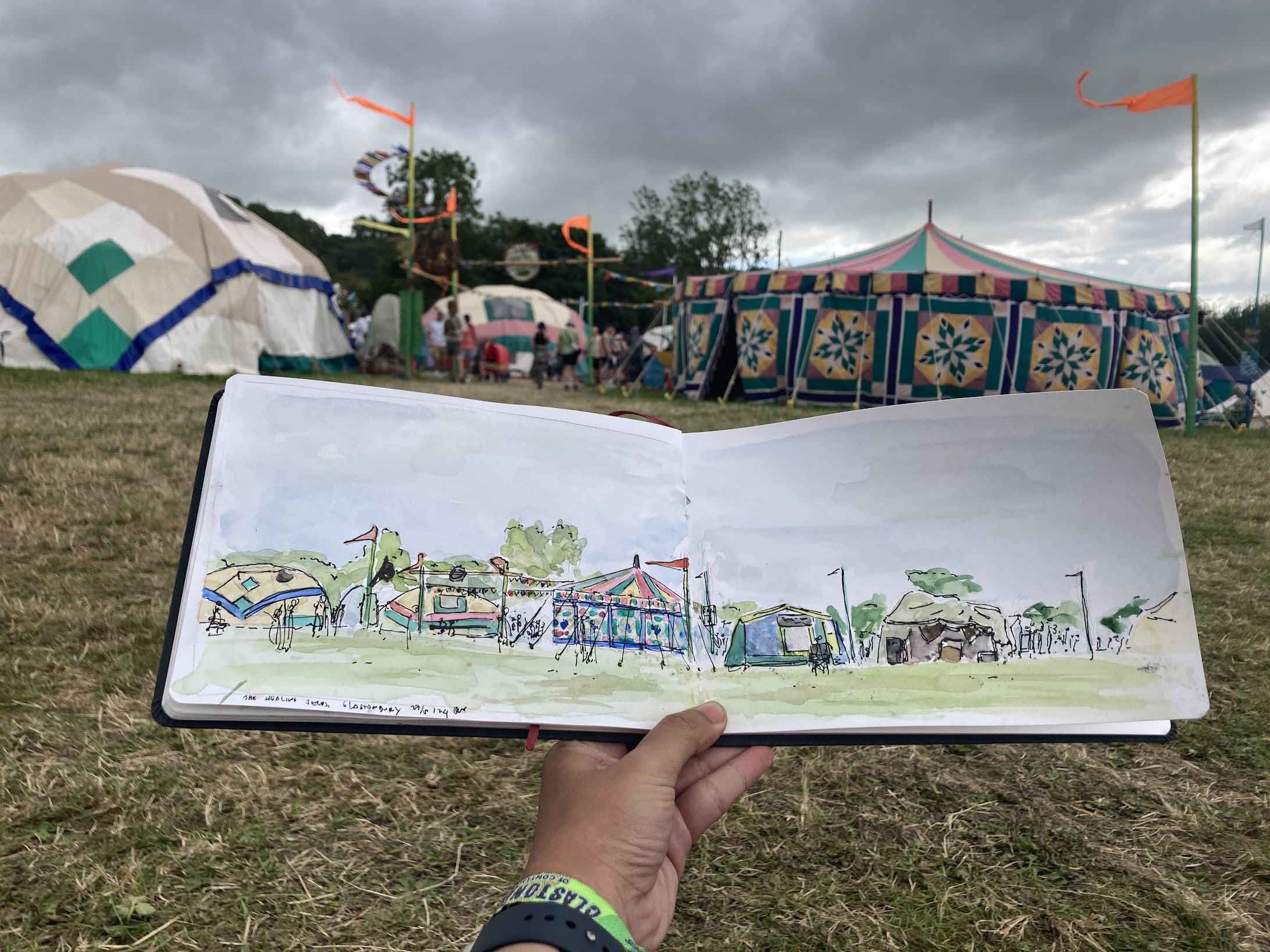 Healing Fields at Glastonbury