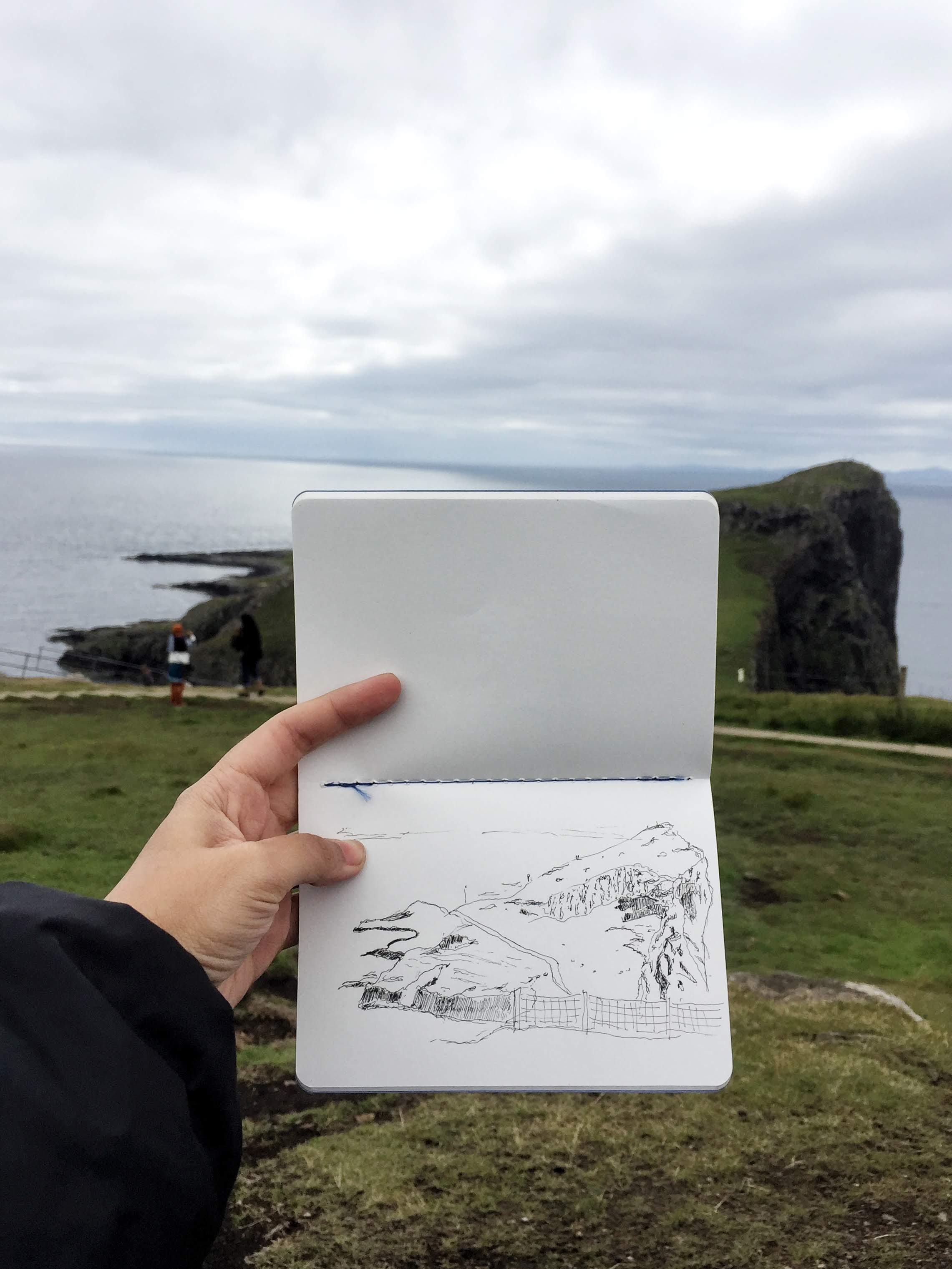 Isle of Skye cliffs