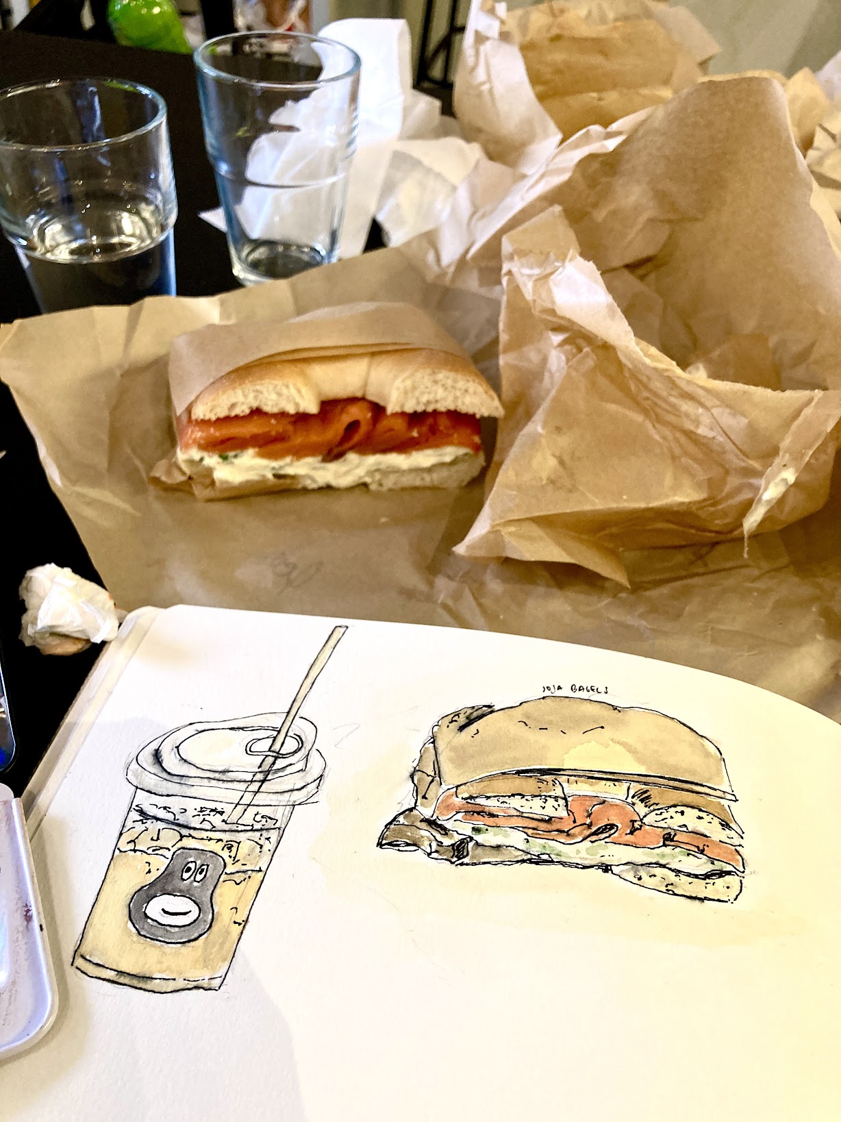 Joja Bagels cafe