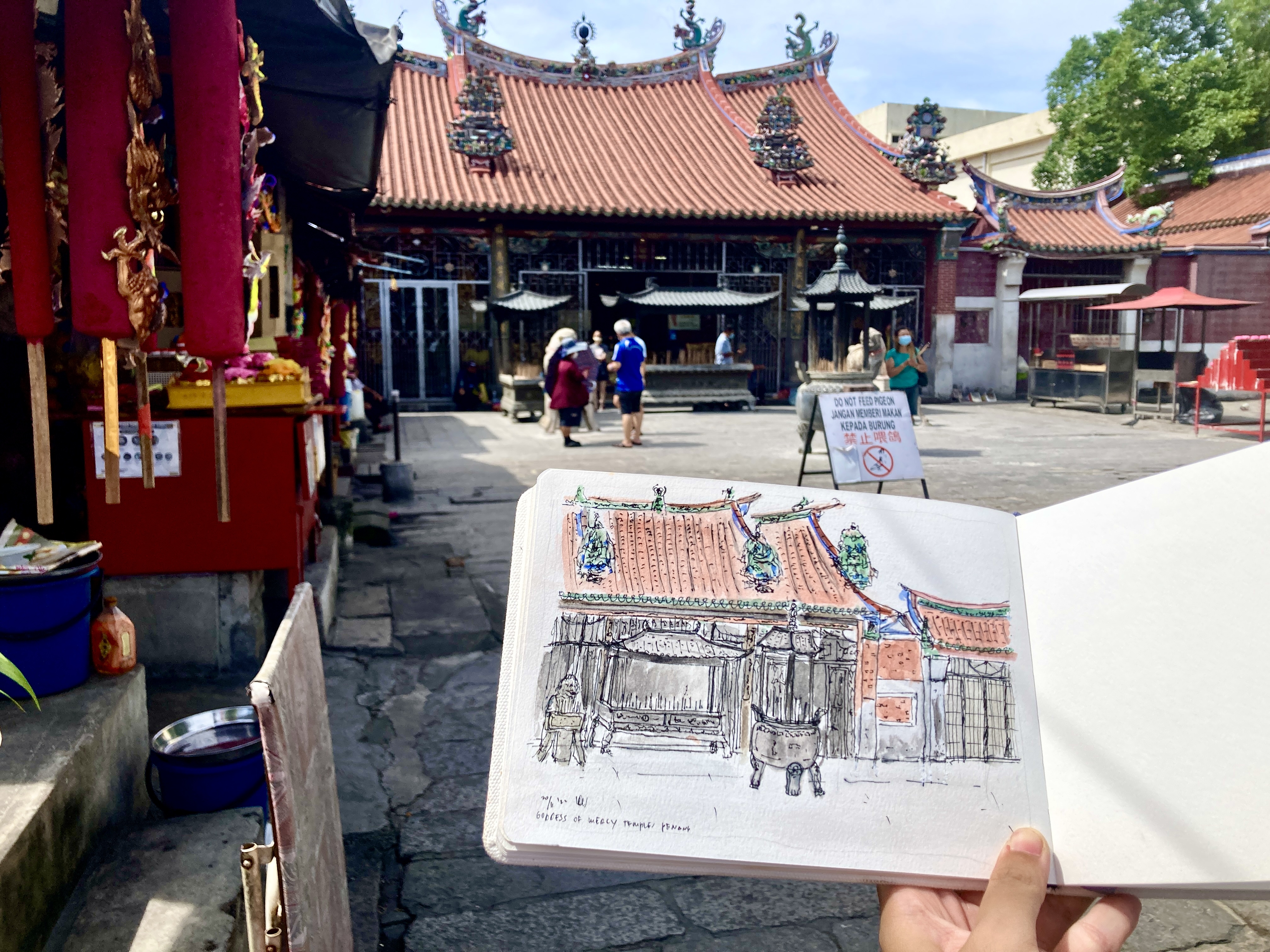 Chinese temple in Penang