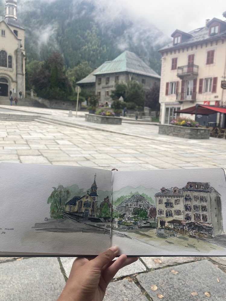 Chamonix city center