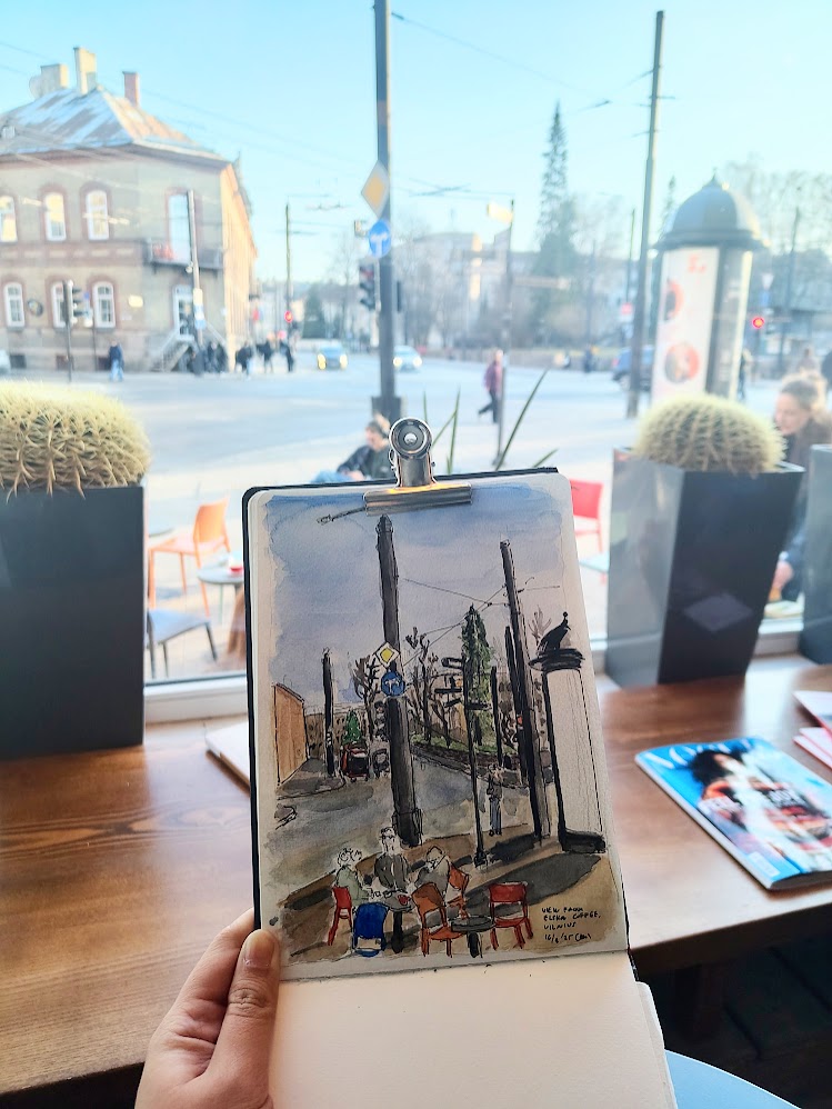 View from Elska coffee
