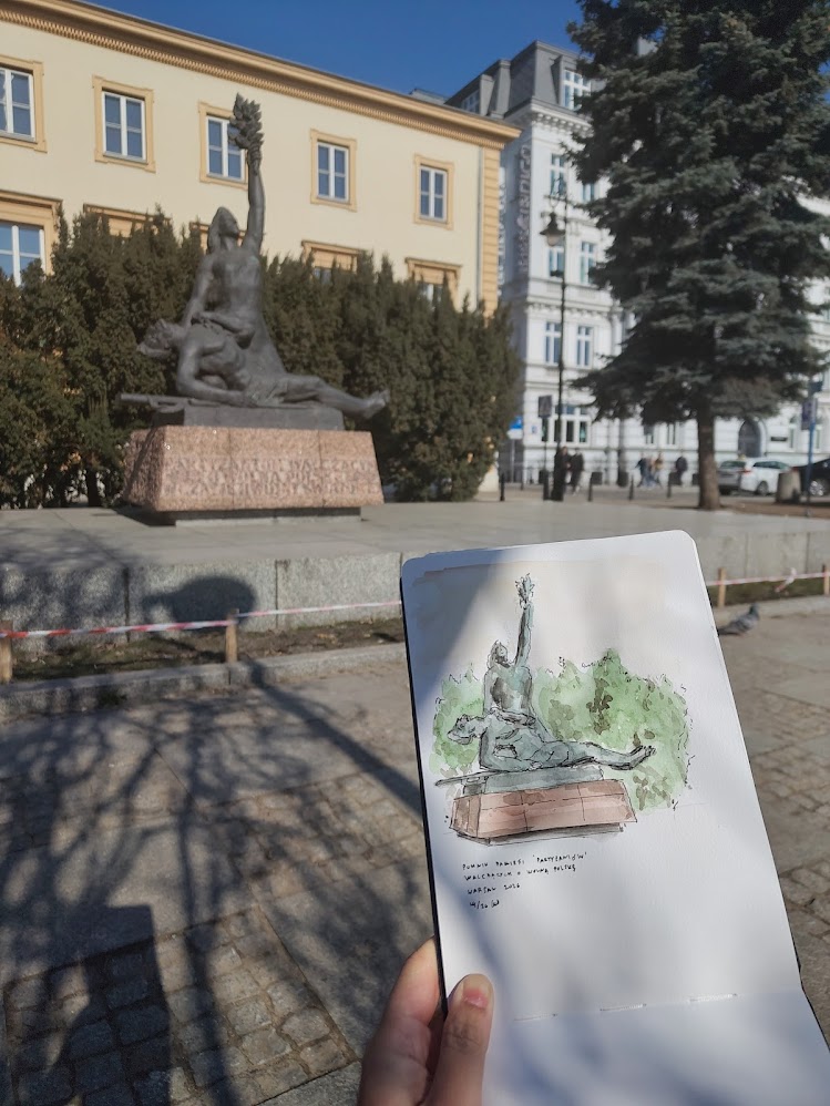 Memorial Monument to 'Partisans' Fighting for Free Poland